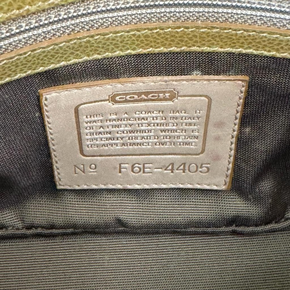 Vintage Coach Madison Regis Crossbody Bag | Light Tan Leather, Made in Italy - Picture 9 of 9